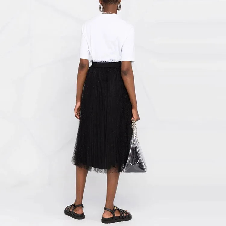 RED VALENTINO Casual Long Skirts Women's Black-2