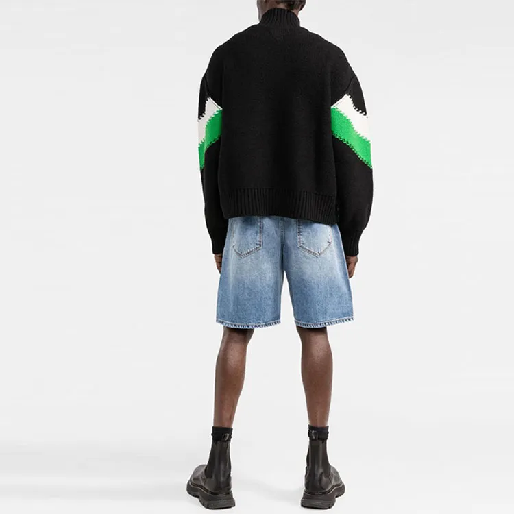 Neil Barrett Denim Shorts Men Blue-2