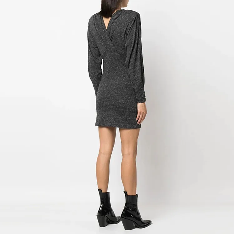 IRO NIGHT Long-Sleeved Dresses Women's Gray-2