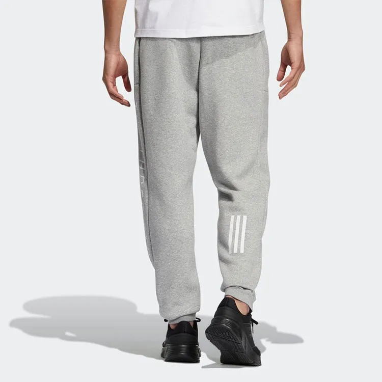 Adidas Knitted Sports Pants Men's Gray-2