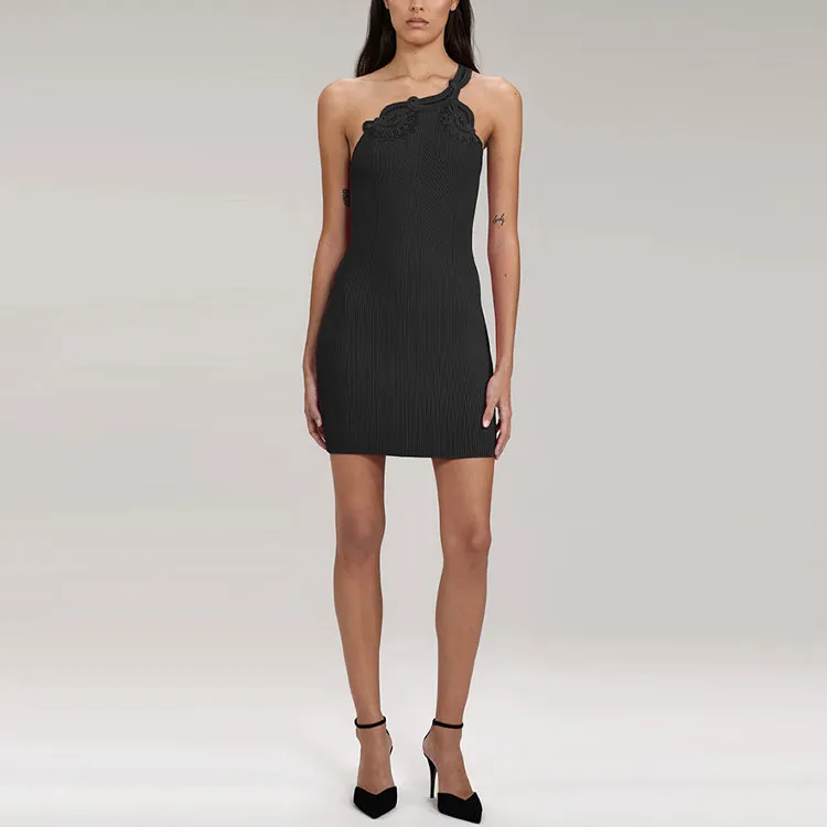 Self portrait Sleeveless Dresses Women's Black-2