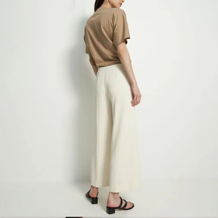 THEORY Casual Pants Women's Ecru-2