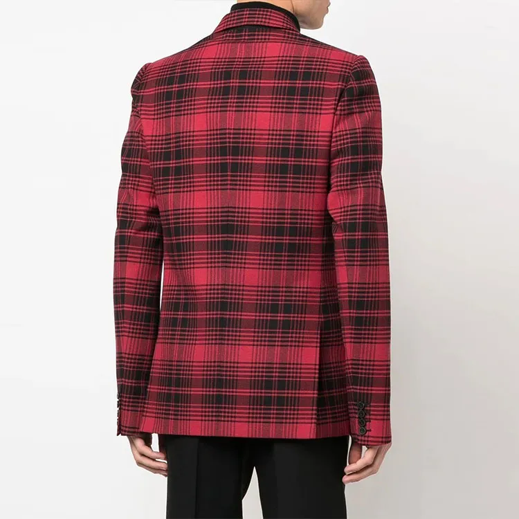 Valentino SS22 Business Suit Coat Men's Red-2