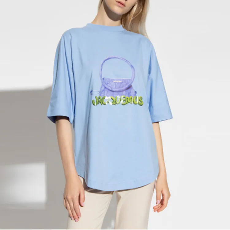 Jacquemus T-Shirts Women's Blue-3