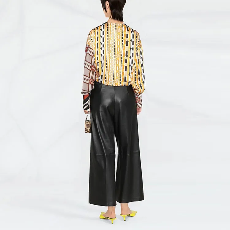 DSQUARED 2 Geometric print Wrap front Blouse-1