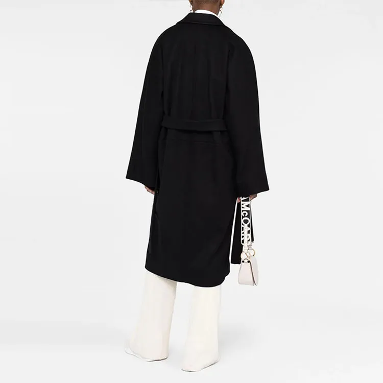 Stella McCartney Double Breasted Belted Mid Length Coat-2