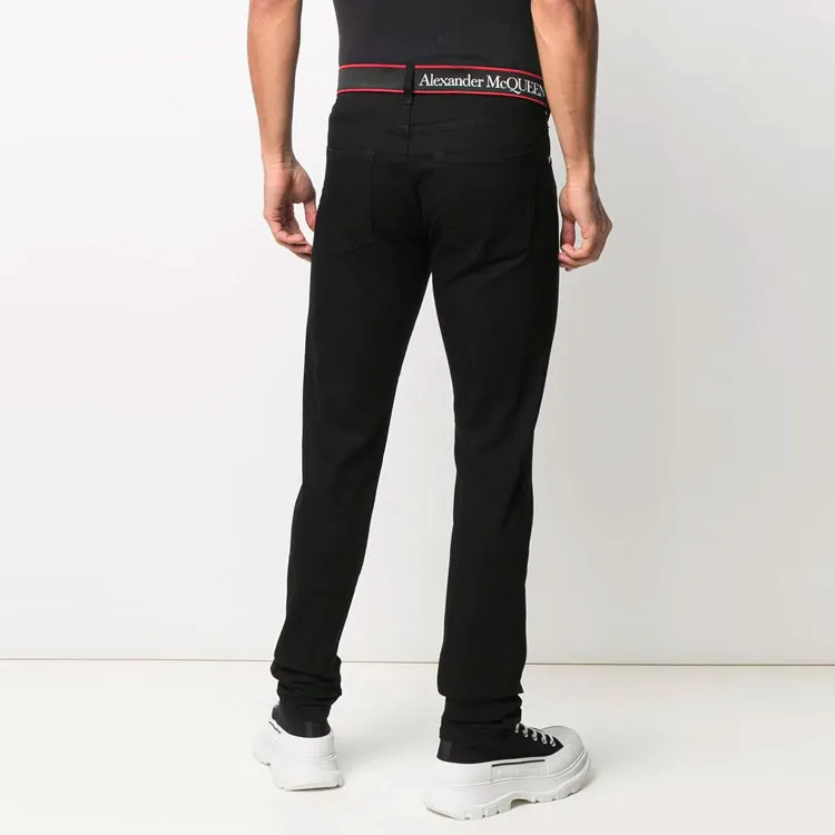 Alexander McQueen Jeans Men's Black-4