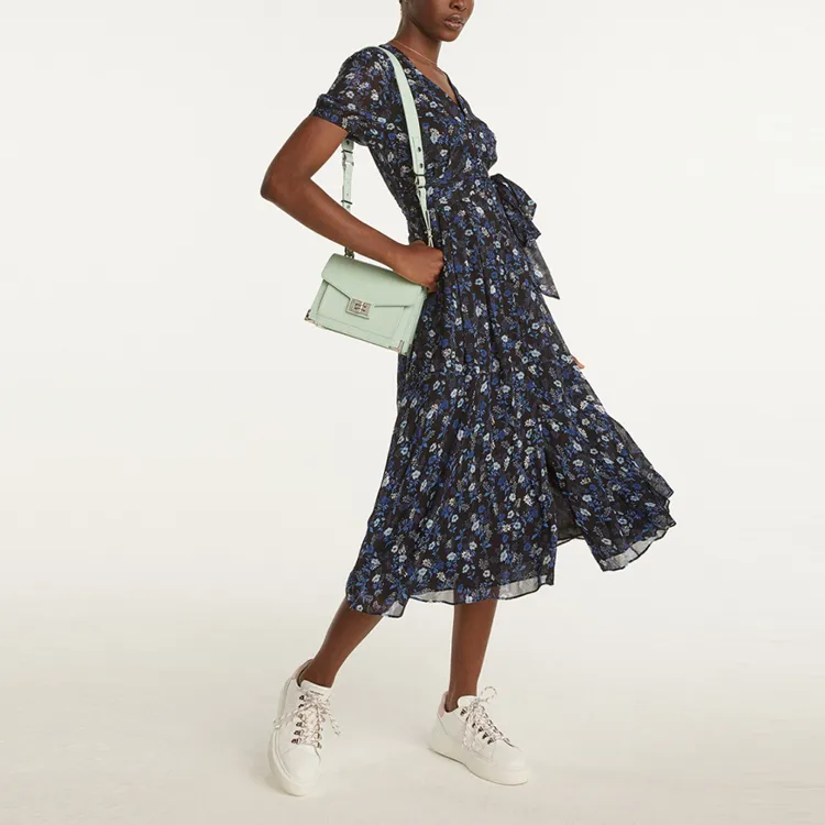 THE KOOPLES Short-Sleeved Dresses Women's Blue-1