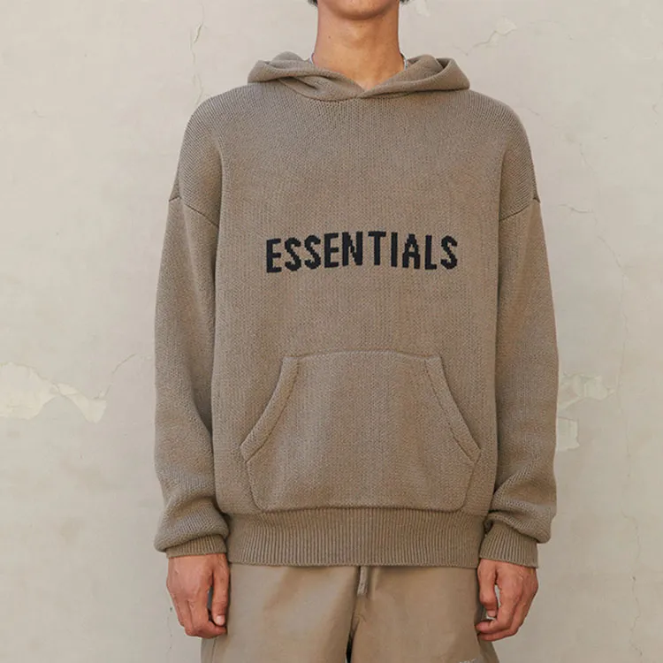 Fear Of God Essentials FW21 Knitwear Unisex Wheat Brown-4