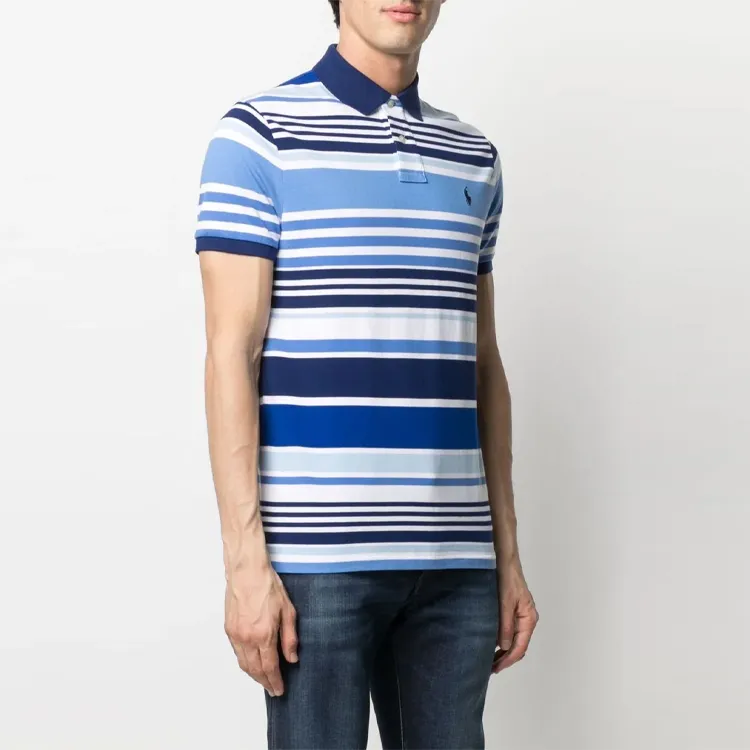 Polo Ralph Lauren Polo Shirts Men Blue-2