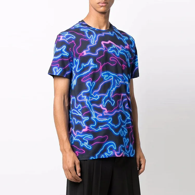Valentino T Shirts Men Dark Blue-2
