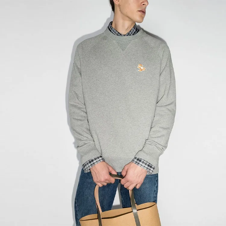 Maison Kitsune Sweatshirts Men Gray-1