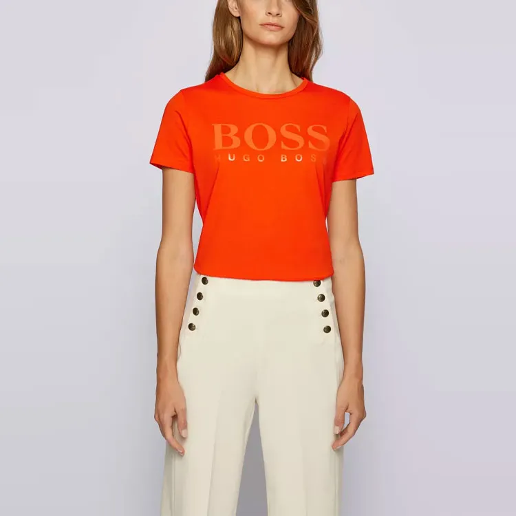 HUGO BOSS T-Shirts Women's Orange-1