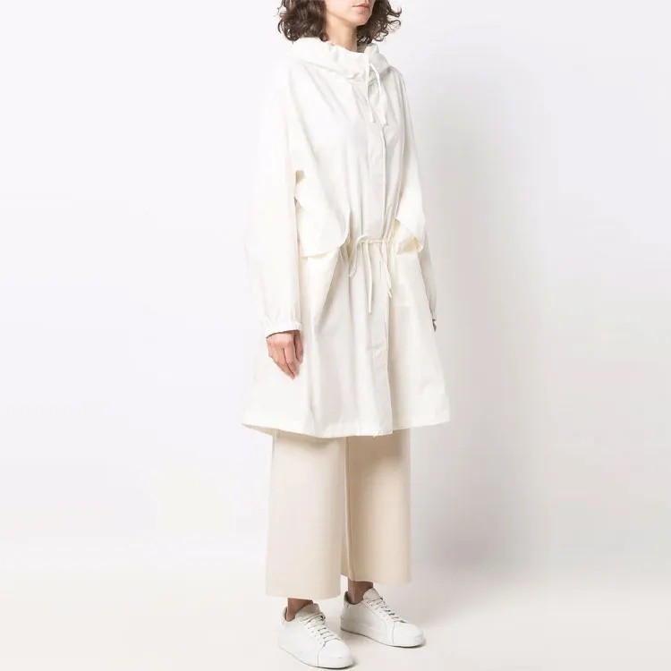 JIL SANDER Trench Coats Women's White-3