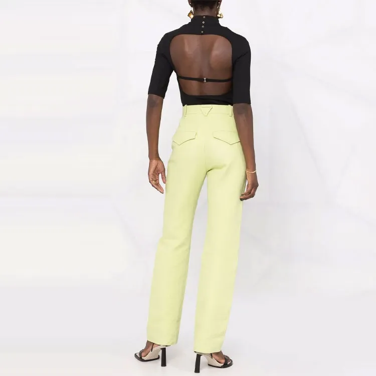 Jacquemus Le Haut Palmi Twist Cut-out Top.-2