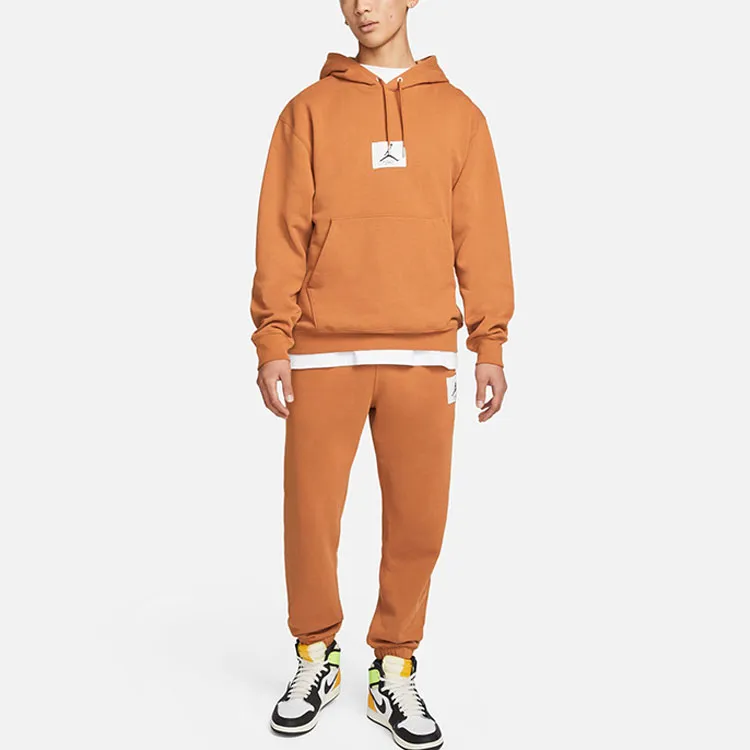 Jordan SS22 Sweatshirts Men Brown Yellow-3