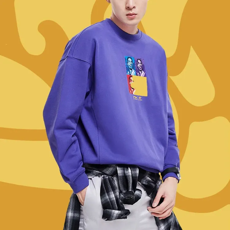 LiNing Sports Fashion Collection Sweatshirt Men's Freedom Purple-2