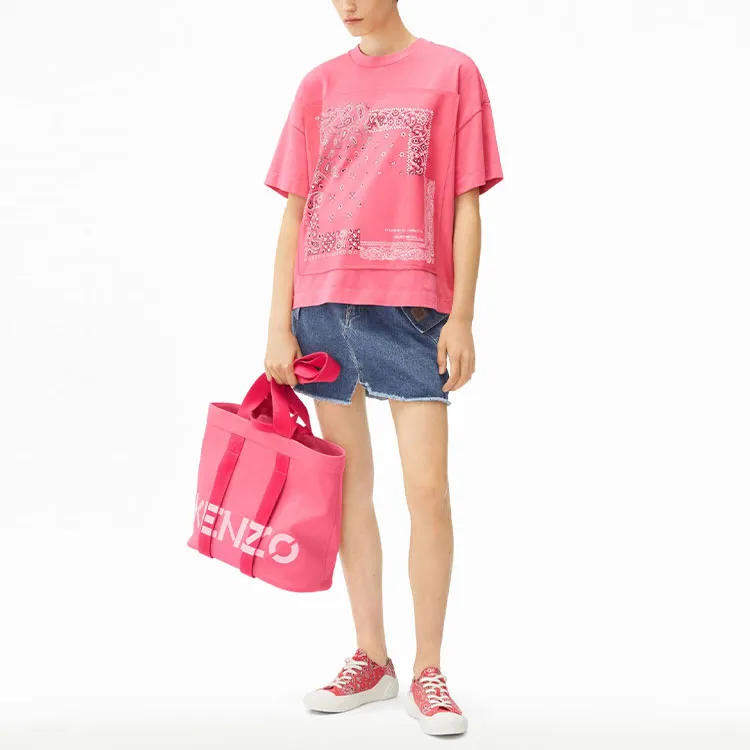 KENZO Crop Tops Women's Pink-1