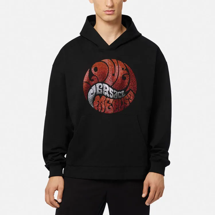 VERSACE Sweatshirts Men Black-1