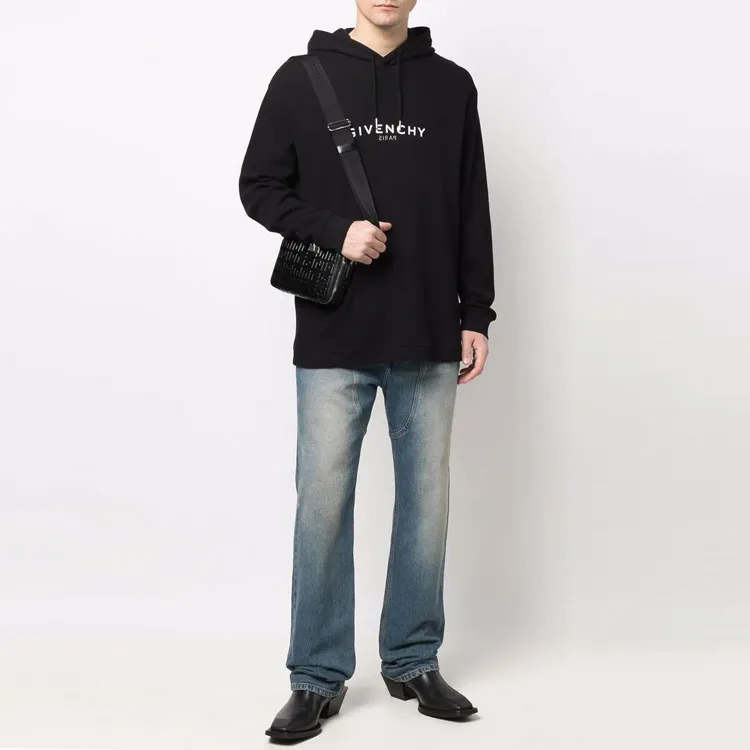 Givenchy Reversed Waffle Hoodie-1