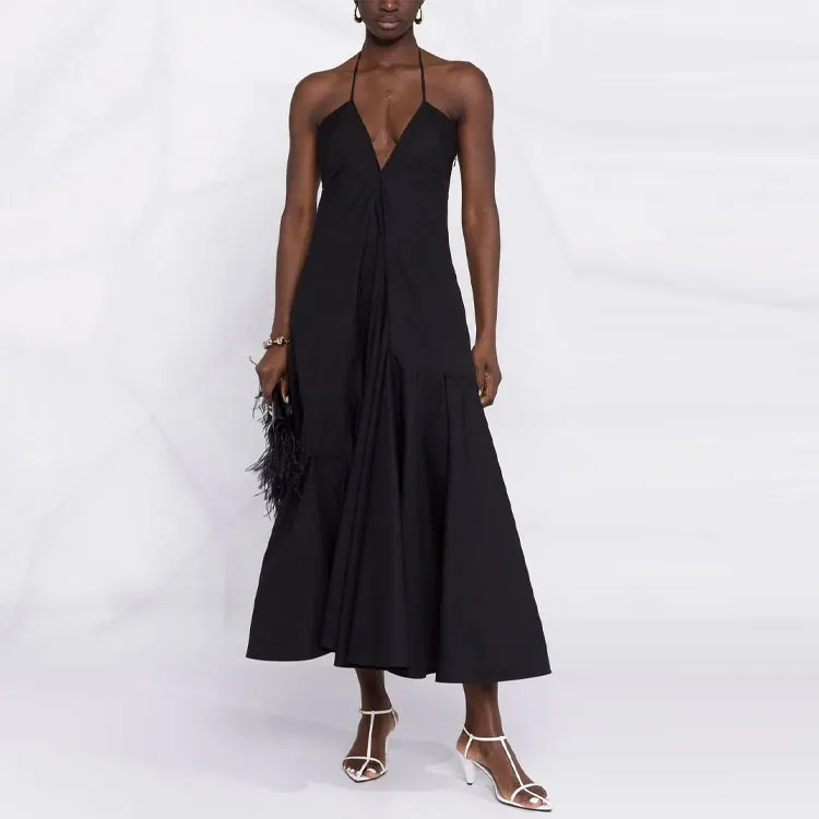 JIL SANDER Evening Dresses Women's Black-2