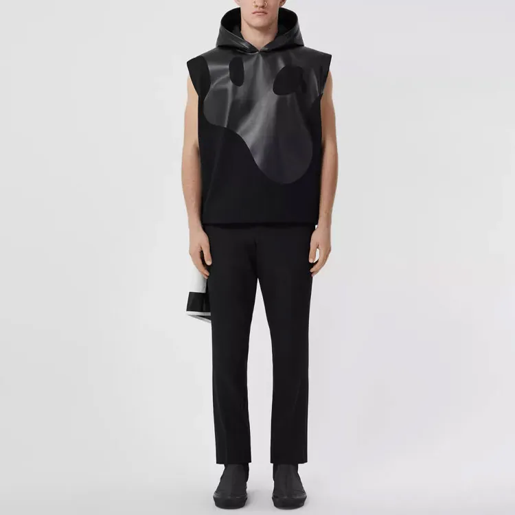 Burberry Monster Graphic And Lambskin Hoodie-1