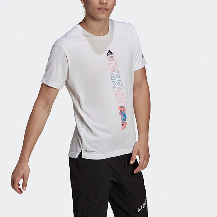 Adidas T Shirts Men White-1