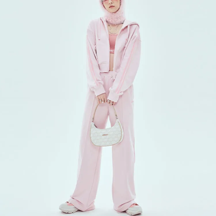 NERDY SS22 Straight Moderate Sweatpants Women's Pink-2