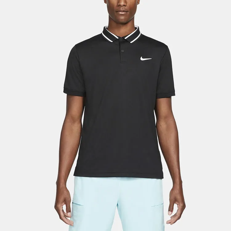 Nike Polo Shirts Men Black-2
