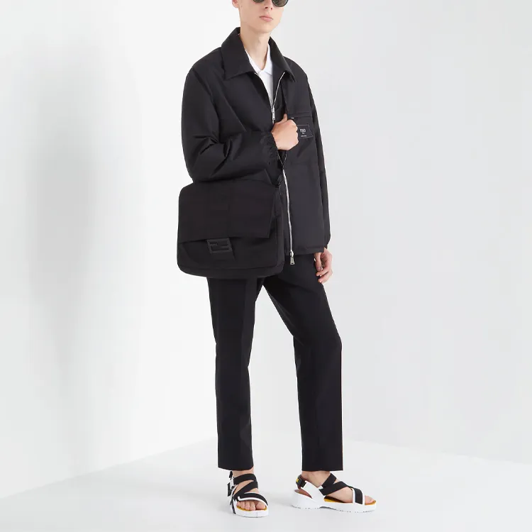 FENDI SS22 Puffer Jacket Men's Black-2