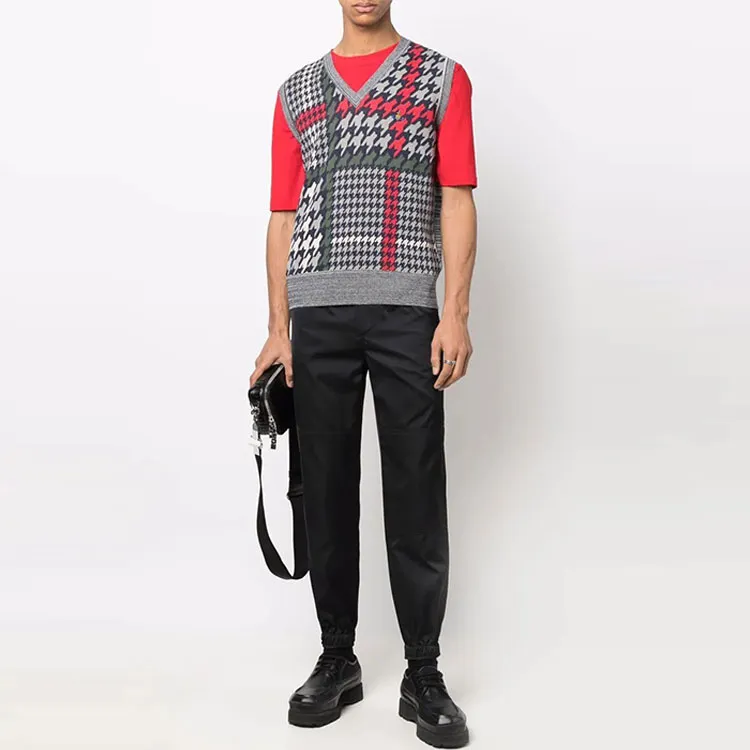 Alexander McQueen Knitted Sweatpants Men Black-1