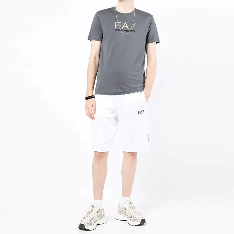EMPORIO ARMANI T Shirts Men Gray-2
