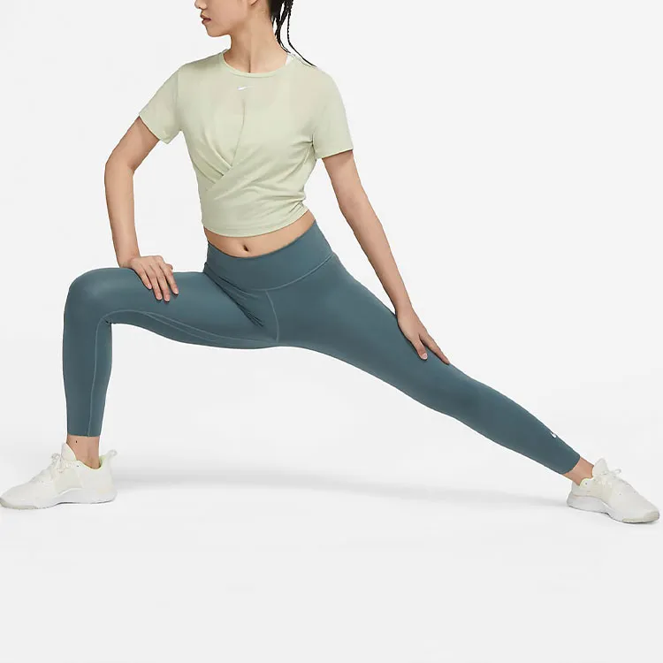 Nike T-Shirt Women's Light Olive Green-4