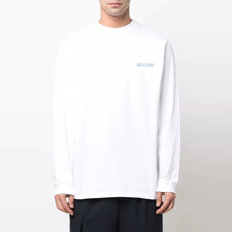 Jacquemus Le T shirt Gelo Pool Logo L/S T shirt-4