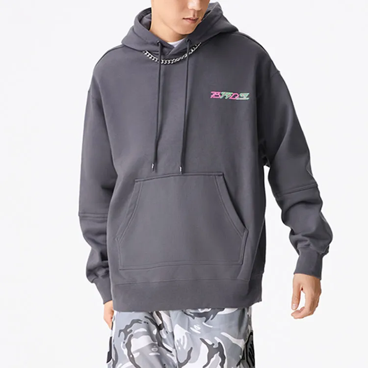 LINING Badfive Sweatshirts Unisex Surface Gray-2