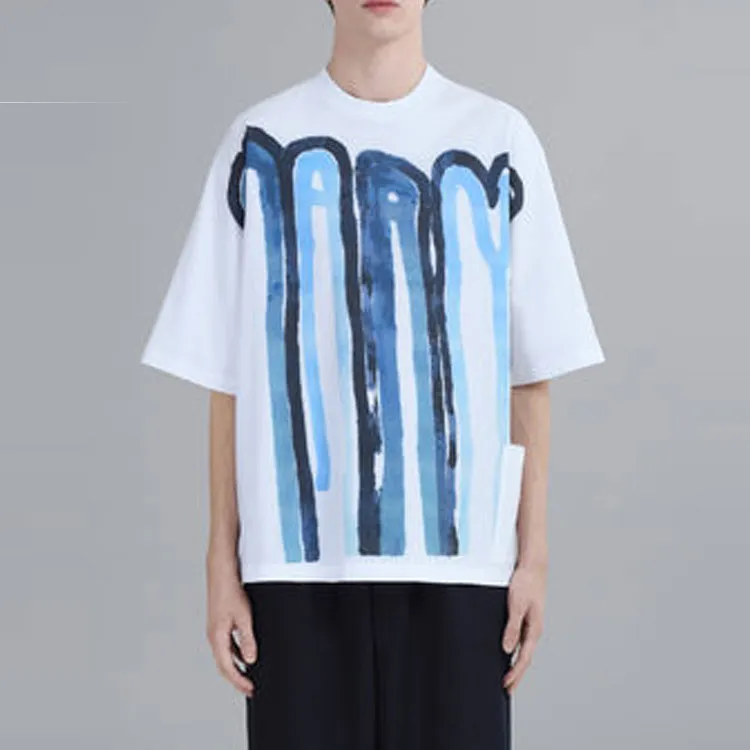MARNI Dripping Logo T shirt-1
