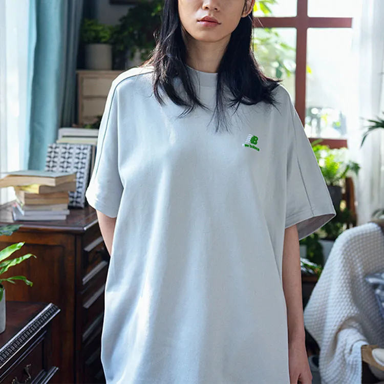 New Balance Nice Rice T Shirts Women's Gray-2