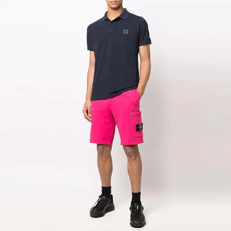 STONE ISLAND Polo Shirts Men Dark Blue-1