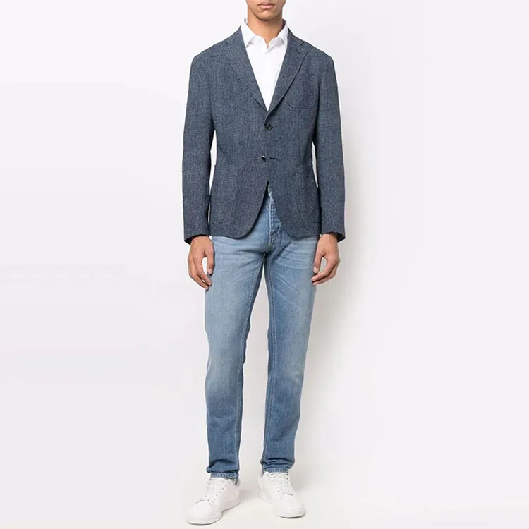 EMPORIO ARMANI SS22 Business Suits Coats Men's Blue-1