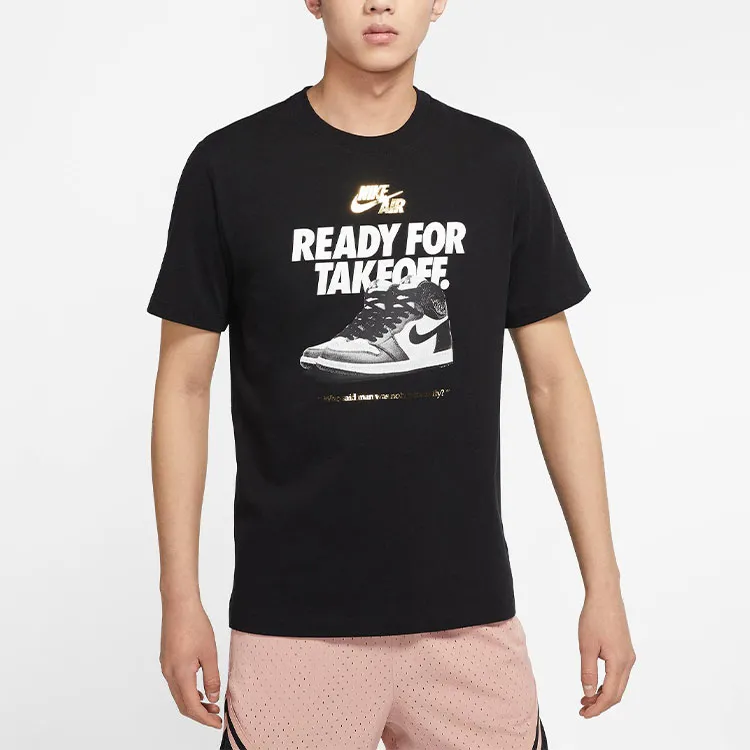 Jordan Set-in Sleeve T-Shirt Men's Black-3