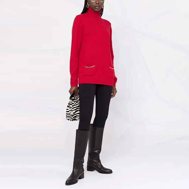 GUCCI Double G Chain Wool Jumper-1