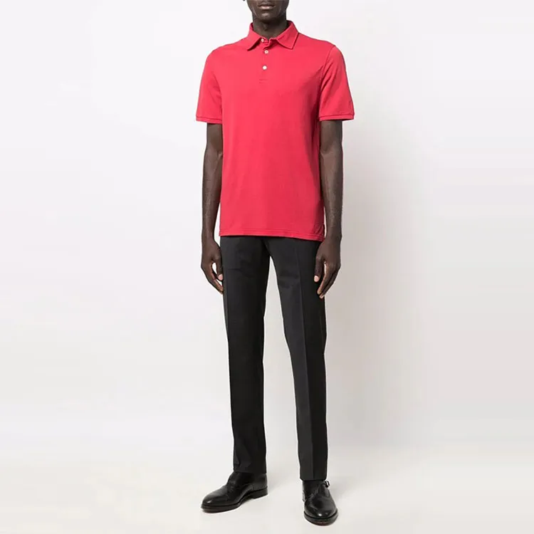FEDELI Short sleeved Polo Shirt-1