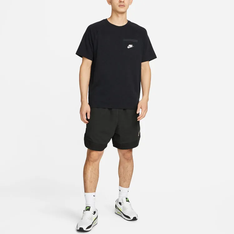 Nike T Shirts Men Black-2