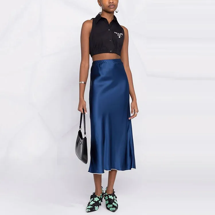 PRADA Crop Tops Women's Black-1