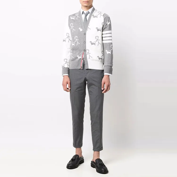 THOM BROWNE· SS22 Knitwear Men's Gray-3