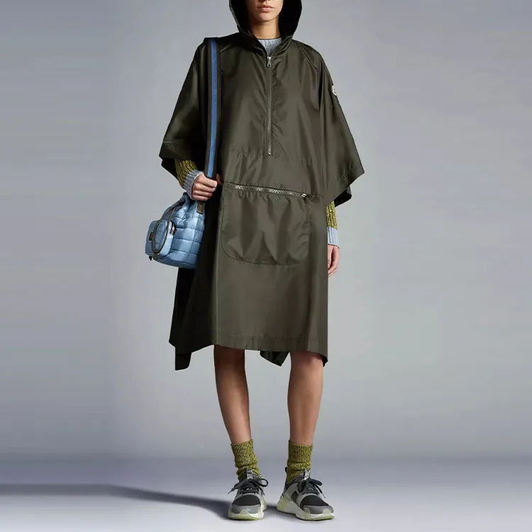 Moncler Trench Coats Men Green-1