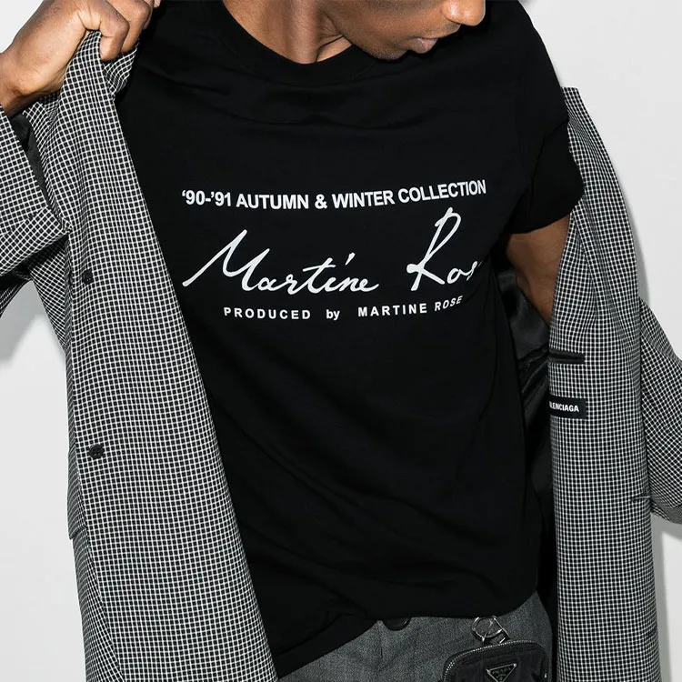 Martine Rose T Shirts Men Black-1