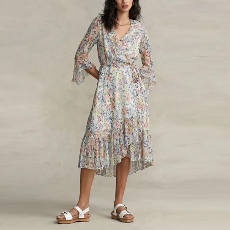 Polo Ralph Lauren Long-Sleeved Dresses Women's Multicolor-1