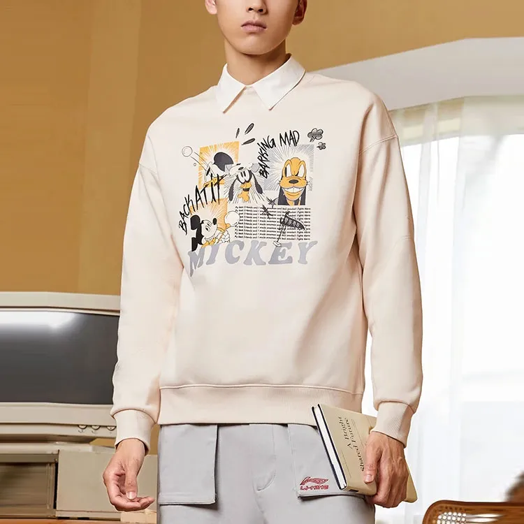 Disney X LINING Disney Sweatshirts Unisex Pink-3