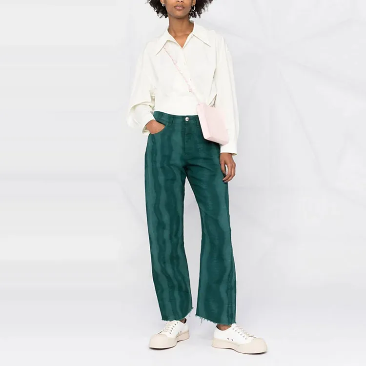 JIL SANDER Knitted Sweatpants Women's Green-1